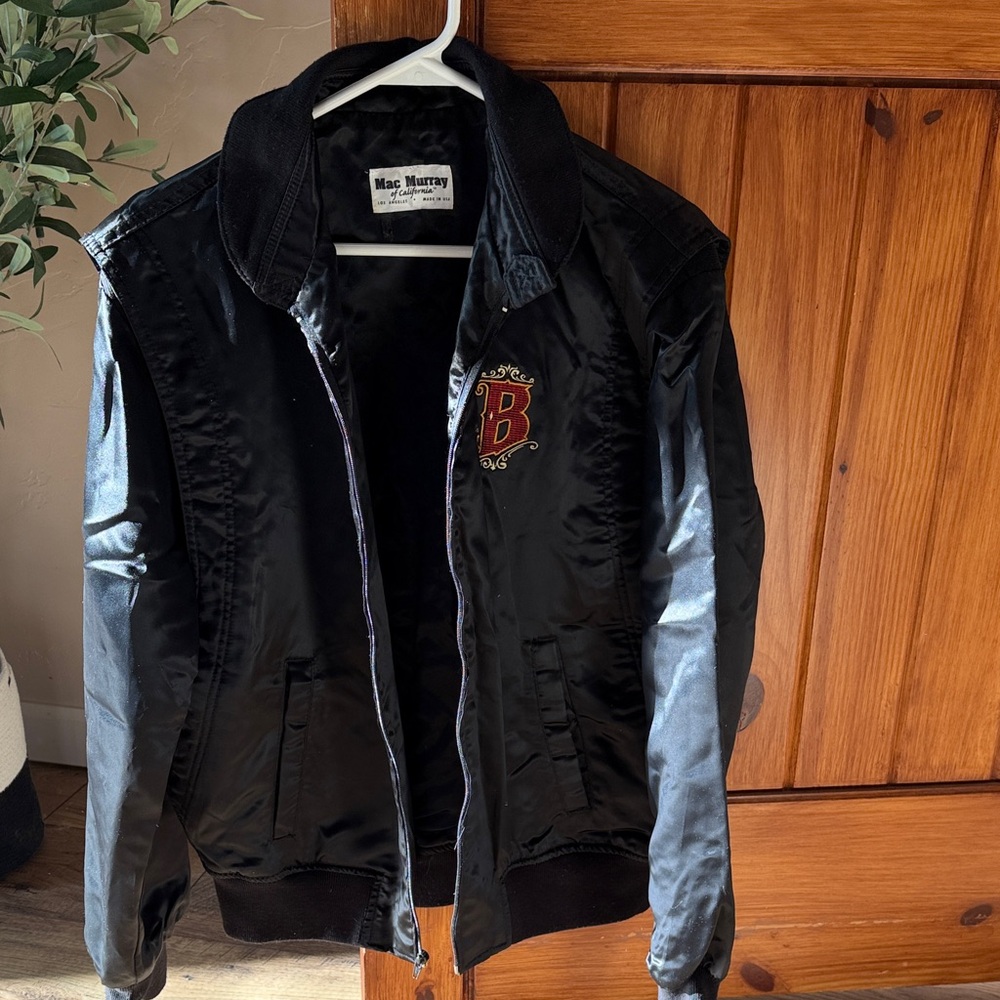 Vintage “Mac Murray of California” western bomber Jacket M Barona Ranch resort